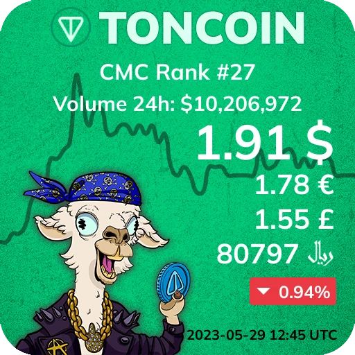 Стикер «TonCoin Price-4»