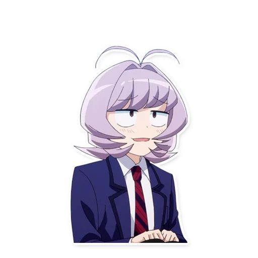 Стикер «У Коми-сан проблемы с общением-8»