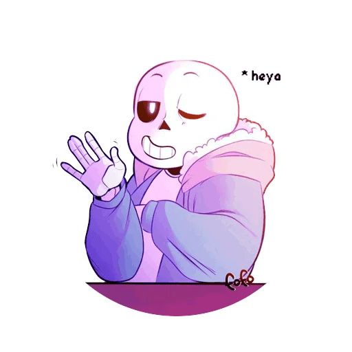 Стикер «Sans Undertale-1»