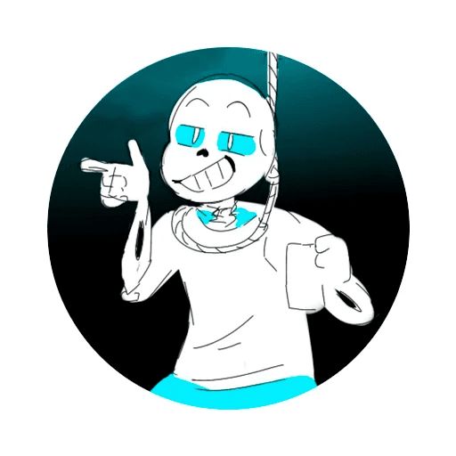 Стикер «Sans Undertale-12»