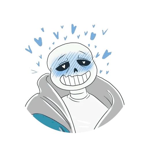 Стикер «Sans Undertale-7»