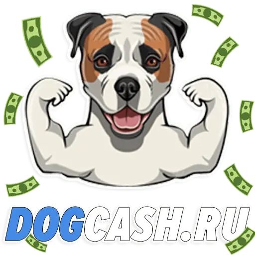 Стикер «DOGCASH.RU-1»