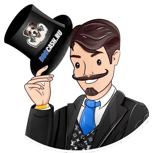Стикер «DOGCASH.RU-10»