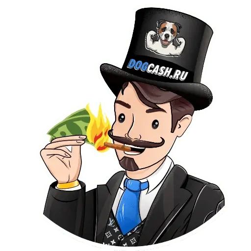 Стикер «DOGCASH.RU-11»