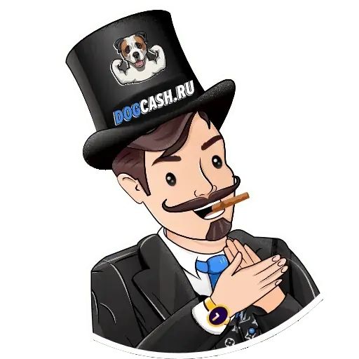 Стикер «DOGCASH.RU-2»