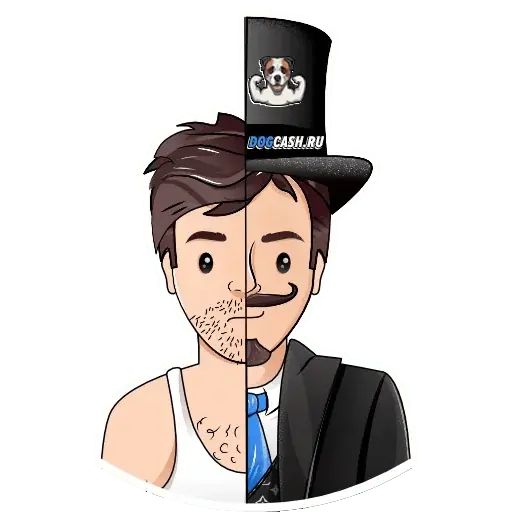 Стикер «DOGCASH.RU-4»