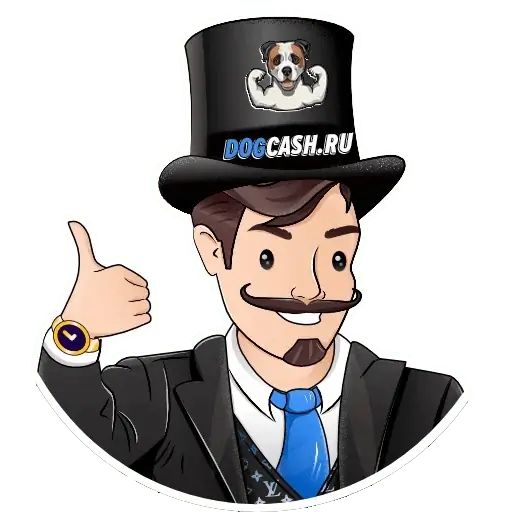 Стикер «DOGCASH.RU-8»