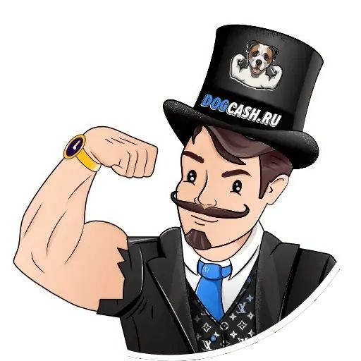 Стикер «DOGCASH.RU-9»