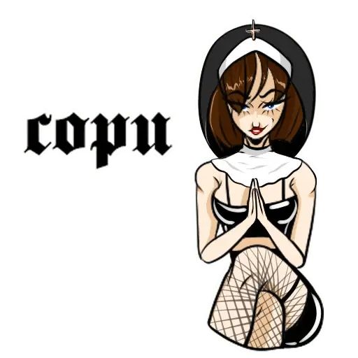 Стикер «Девочка с каре-8»