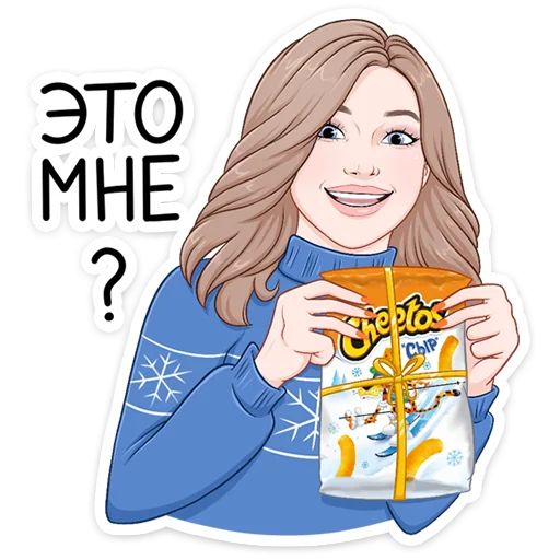 Стикер «Зима с Cheetos-10»