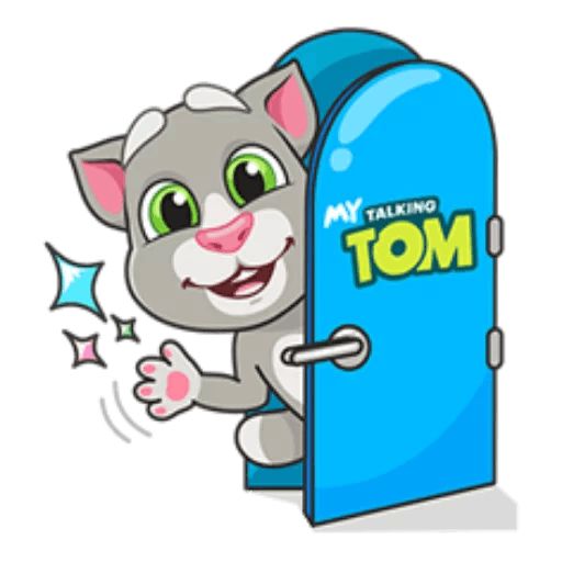 Стикер «Кот Том-7»
