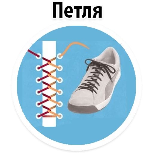 Стикер «Модная шнуровка-3»