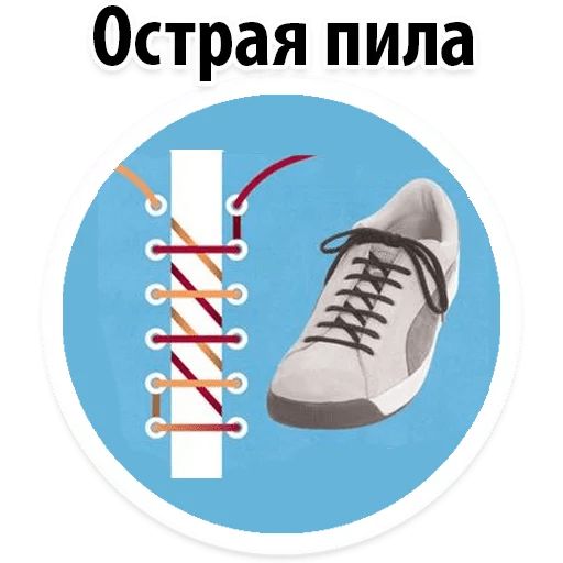Стикер «Модная шнуровка-5»