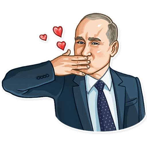 Стикер «Путин-2»