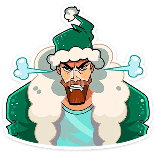 Стикер «ГигаДед Мороз-5»