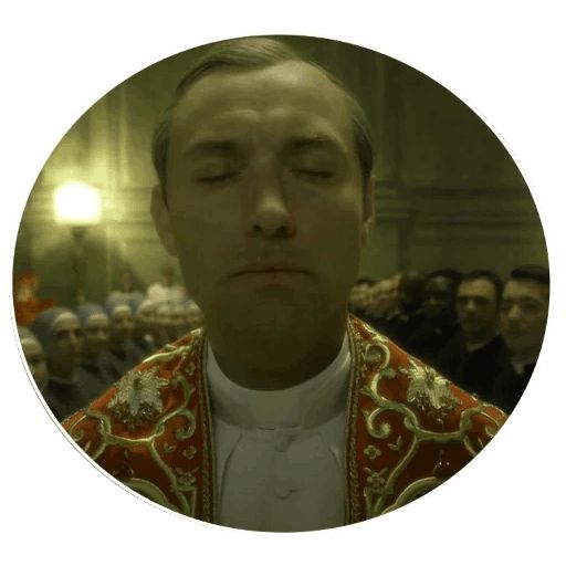 Стикер «Молодой Папа-7»